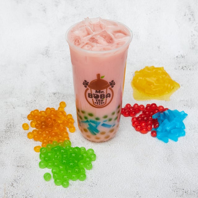 Raspberry Milk Tea, Milk Tea · £5.99